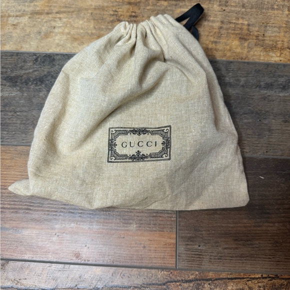 Gucci Double G Logo Canvas & Leather Belt - Picture 3 of 5